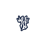 Made For Kings KING OF NEW YORK — Sticker Navy & White – 3x3"