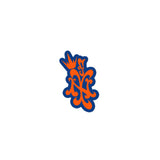 Made For Kings KING OF NEW YORK — Sticker Royal Blue & Orange – 3x3"