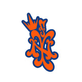 Made For Kings KING OF NEW YORK — Sticker Royal Blue & Orange – 5.5x5.5"