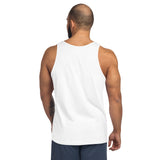 Made For Kings KING OF NEW YORK — Unisex Tank Top Royal Blue & Orange tank top – back view (variant 2)