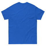 Made For Kings Graff Logo (Royal Blue and Orange) graphic t-shirt – back view
