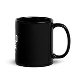 Made For Kings The World Is Yours Black Glossy Mug – 11oz, handle facing right