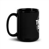 Made For Kings The World Is Yours Black Glossy Mug – 15oz, handle facing left