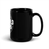 Made For Kings The World Is Yours Black Glossy Mug – 15oz, handle facing right