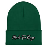 Made For Kings Cuffed Beanie – Spruce, front view