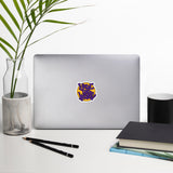 Made For Kings (Purple and Yellow) Sticker