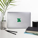 Made For Kings (Black and Green) Sticker
