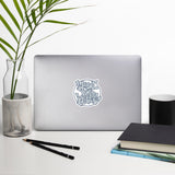 Made For Kings (Gray and Dark Blue) Sticker