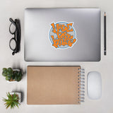 Made For Kings (Blue and Orange) Sticker