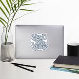 Made For Kings (Gray and Dark Blue) Sticker