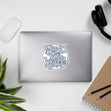 Made For Kings (Gray and Dark Blue) Sticker
