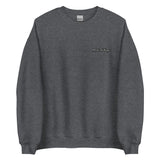 Made For Kings Embroidered Unisex Sweatshirt – Dark Heather, front view