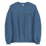 Made For Kings Embroidered Unisex Sweatshirt – Indigo Blue, front view