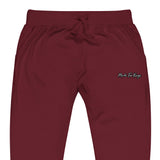 Made For Kings Embroidered Unisex fleece sweatpants – close-up detail (variant 3)