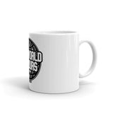 Made For Kings The World Is Yours White glossy mug – 11oz, handle facing right