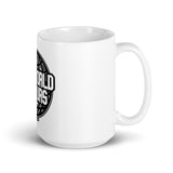 Made For Kings The World Is Yours White glossy mug – 15oz, handle facing right